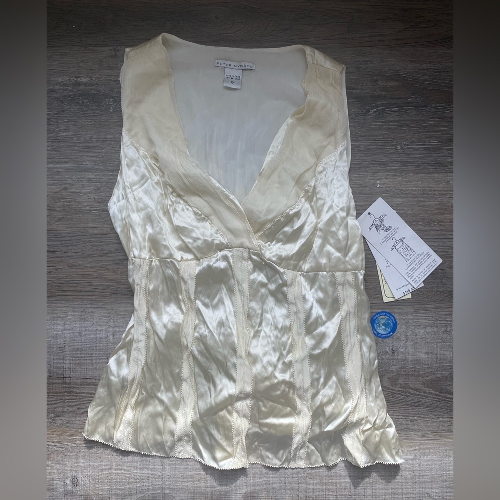 Vintage Peter Nygard Dainty Silk Top